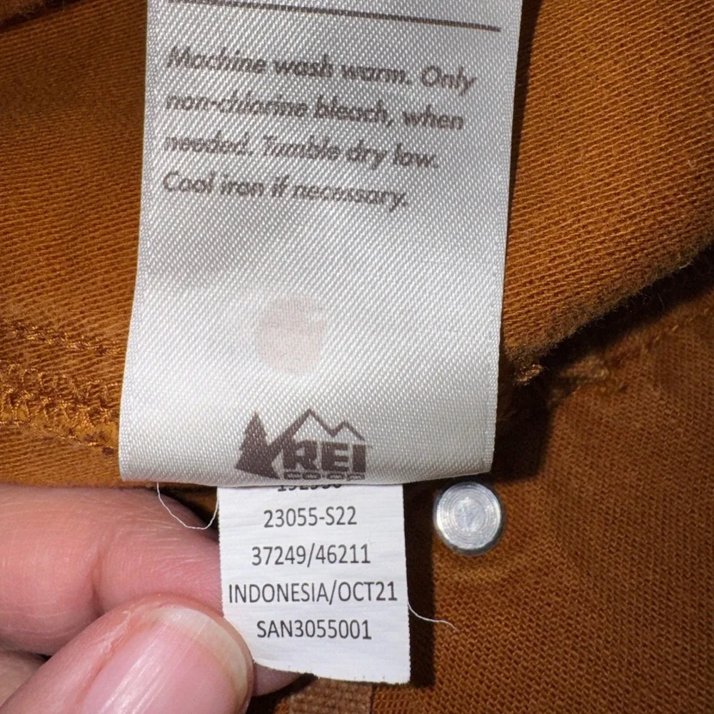 REI Co-op Trailsmith Jogger Pants Mens 32x32 Copper Brown Cotton Blend 23055-S22